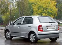 Tesztvezetés fő Skoda Fabia