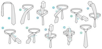 Top 10 módon nyakkendőt kötni