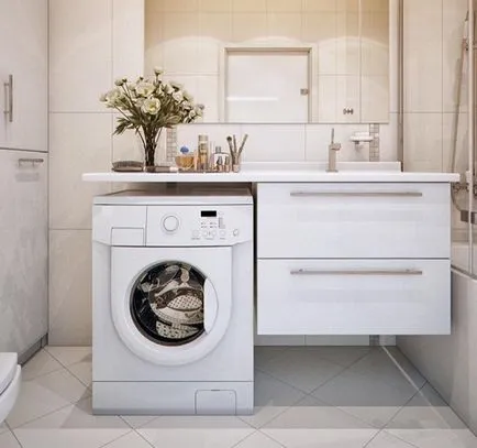 Шкаф под мивка перална машина, нейните видове и варианти на модели