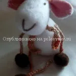 Csiga - a puha játék kezével horog, díszíteni a világot!