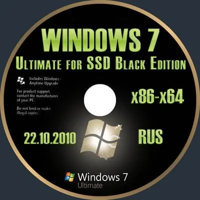 Инсталация и настройка на Windows 7 SSD диск