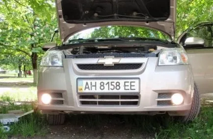 Telepítése xenon PTF Chevrolet Aveo a kezüket - az összes Chevrolet, chevrolet, fotó, videó, javítás