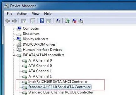 Instalarea și configurarea Windows 7 ssd de acționare