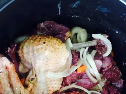 Duck яхния с картофи в една стъпка по стъпка рецепта multivarka