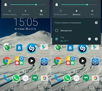 Configurarea Android Notificări și închidere