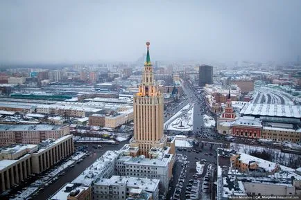 Belül Moszkva felhőkarcolók ahogy néz, és aki él bennük (46 fotó)