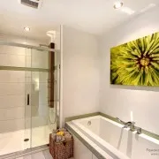 Green baie de interior si design, o combinație de reguli și de proiectare în verde