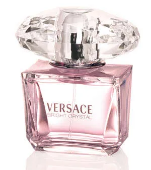 Női parfümök és eau de toilette Versace kristály rózsaszín és zöld (fotó)