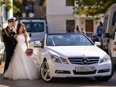 Mercedes decapotabil pentru nunta masini Sevastopol, Yalta, Eupatoria, nunta Sevastopol