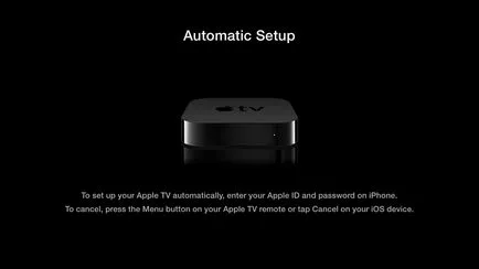 Cum se configurează automat dispozitivul Apple TV ios-folosind, un blog despre Mac, iPhone, iPad și alte