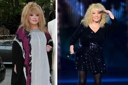 Cum am pierdut în greutate de fapt Alla Pugacheva fotografie 2015