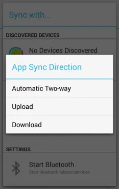 Как да се запишете на молба за прехвърляне от един към друг андроид - datasync - андроид 1