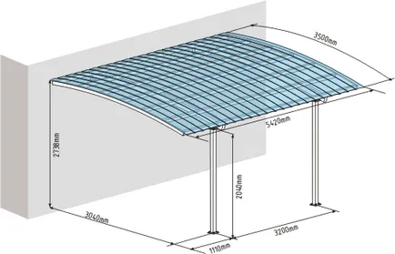 Cum de a construi un carport cu propriile sale mâini realizate din policarbonat, lemn si exemple foto ondulat