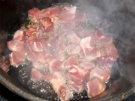 Cum de a găti risotto cu carne de porc - retete simple,