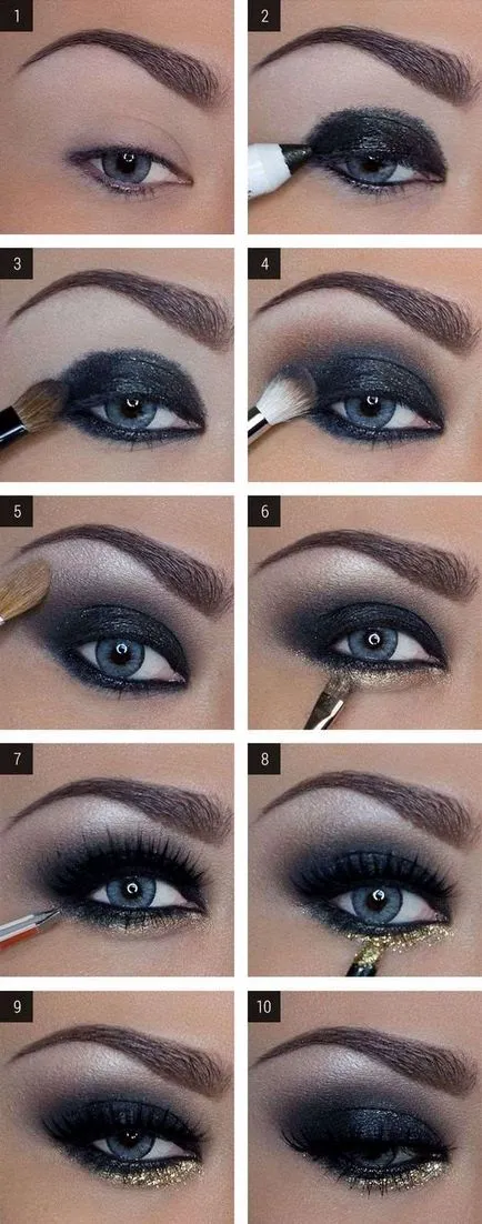 Как да си направим красив грим за сини очи