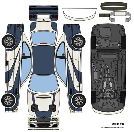 Hogyan készítsünk egy autó BMW papírból