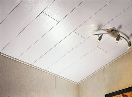 Как да си направим тавана на стенните панели на видео, фото
