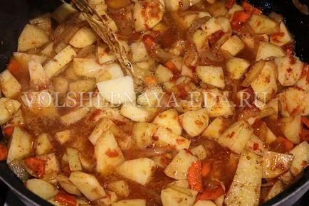 Curry recept burgonyával és csicseriborsó, varázslat