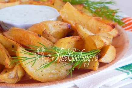 Картофени клинове - рецептата със снимка