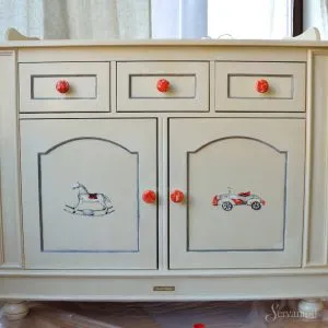 Dresser stílusában Provence kezük