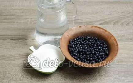 Blueberry compote recept lépésről lépésre (7 fotók)