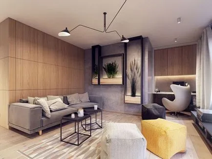 Красиви интериори на апартаменти в модерен стил снимка