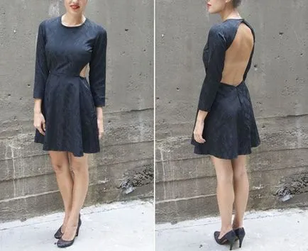 Micul grup de actualizare negru Rochie de Crăciun Moda & Stil