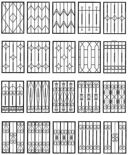 gard de metal cu mâinile lor din profmateriale, mesh, bare