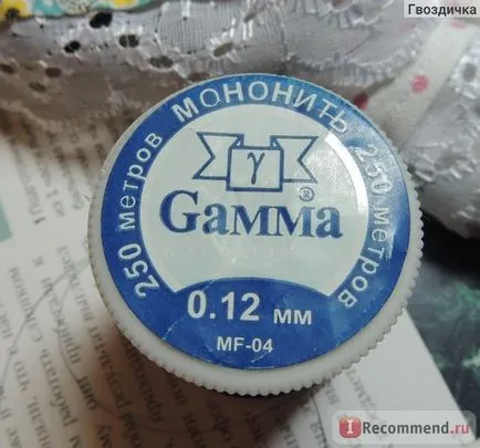 Monofil gamma (gamma) - «egy áldás a mutató vászon hímzett kereszt,” vásárlói vélemények