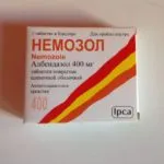 Nemozol режим на лечение аскариоза за детето и един възрастен, как да се вземат лекарството за enterobioze,