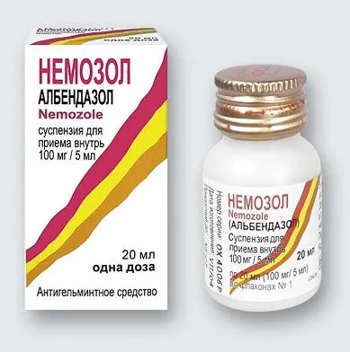 Nemozol аскариоза - колко бързо погине кръгъл червей след прилагане