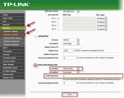 Configurarea tp-link router (de exemplu, tl-WR841N (d))