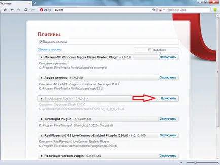 Flash Player не работи в Opera