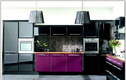 кухня украса в снимка идеи тъмен цвят