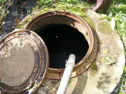 Tisztítás szennyvízcsatorna aknák és leírás technikák