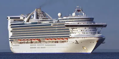 Leírás luxushajó Caribbean Princess (Princess Cruises társaság)