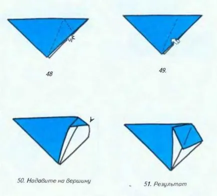 Origami indică diferite forme de bază și scheme de asamblare diy