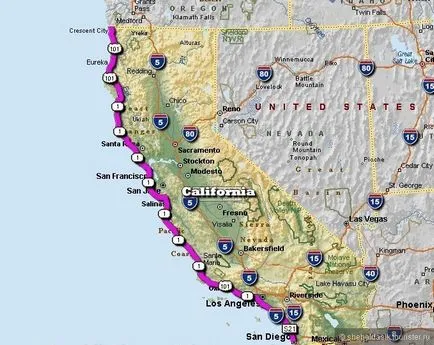 coasta autostrada Pacific - puncte de interes de-a lungul drumurilor cele mai romantice Statele Unite ale Americii, feedback-ul de la turisti