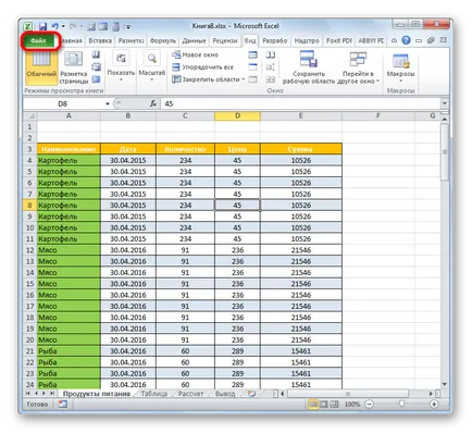 Nyomtatás fejléc minden oldalon az Excel