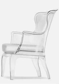 scaune de plastic transparente în interior (peste 55 de poze)