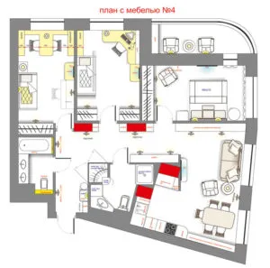Hajlam a 3 szobás lakás - 70 kép stílusos design ötletek