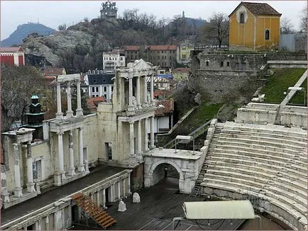 Plovdiv Bulgária a térképen