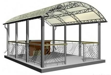 Detalii privind construcția foișor cu desene mâinile lor, selecție de design și materiale de instalare