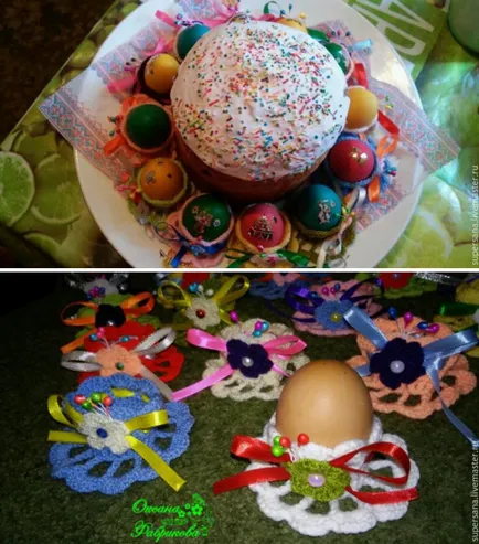 Állvány húsvéti tojások