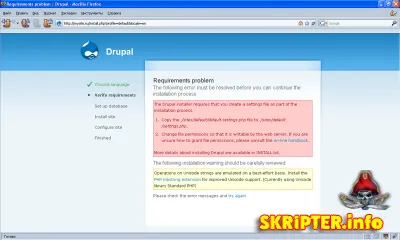 Стъпка по стъпка инструкции - как да се инсталира и конфигурира Drupal