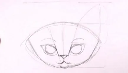 Lecții de desen pisică Stepping