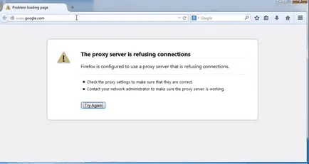 Serverul proxy refuză să accepte conexiunea (# 2017)