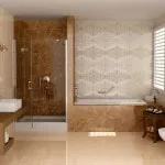 Разнообразие от плочки за баня, дизайн m2