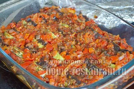 Ratatouille recept lépésről lépésre fotók - home étterem