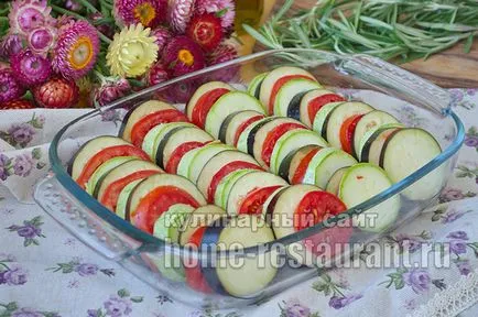 Ratatouille recept lépésről lépésre fotók - home étterem